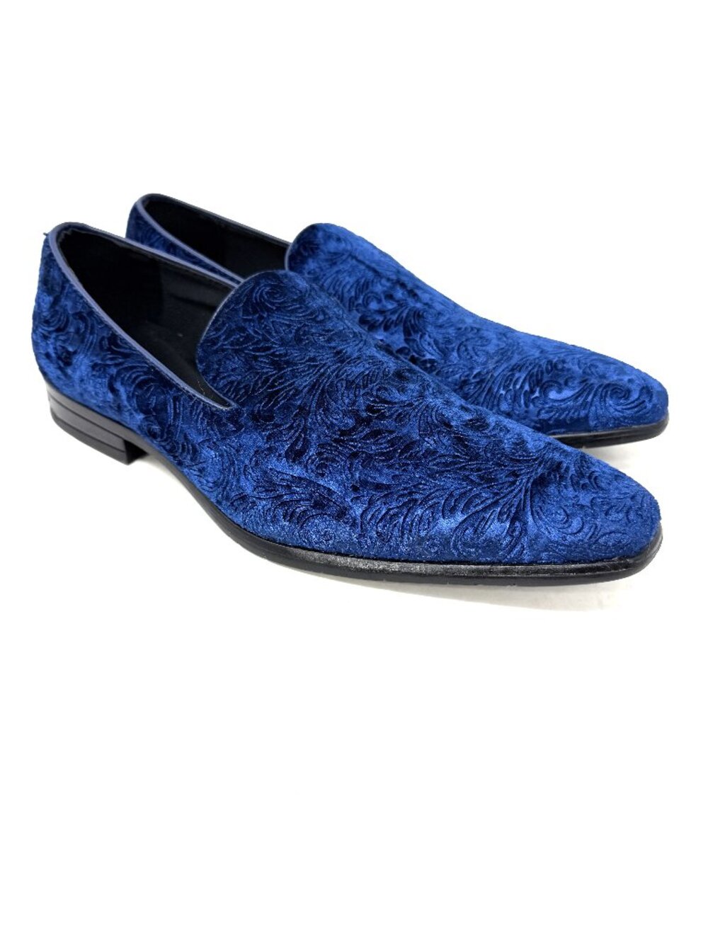 Giorgio Brutini Men’s Shoes sz 10 ½M Weaver Loafer Blue Velvet Slip On Halloween